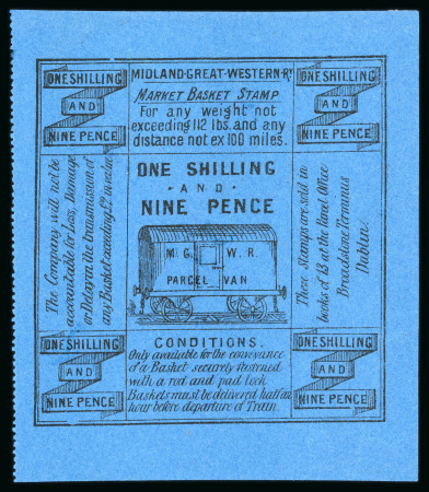 Stamp of Ireland » Railways Railway Letter Stamps: Midland Great Western Railway