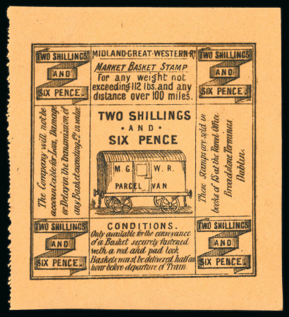 Stamp of Ireland » Railways Railway Letter Stamps: Midland Great Western Railway
