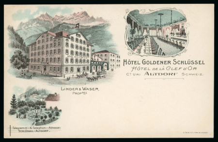 Stamp of Switzerland / Schweiz » Ansichtskarten Ca.1890/1920, Sammlung von 700 Ansichtskarten in 3 Bänden