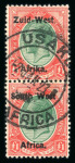 Stamp of South West Africa 1919-50s, specialised collection with used and hundreds of covers/cards/usages