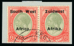 Stamp of South West Africa 1919-50s, specialised collection with used and hundreds of covers/cards/usages