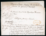Stamp of France » Lettres Classiques 1800, autographe de NAPOLEON BONAPARTE en tant que