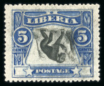 Stamp of Liberia 1860-1957, collection with nice section of Allegory issues incl. inverted centres
