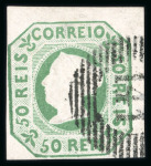 Stamp of Portugal 1894-1930, small stockbook full with better stamps, incl. #1 with large margins signed Köhler