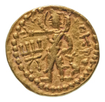 Stamp of Coins » Kushan Kushanas, Huvishka, c. 151-192, AV dinar, 7.96 g. Oesho