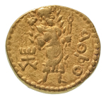 Stamp of Coins » Kushan Kushanas, Huvishka, c. 151-192, AV dinar, 7.83 g. Athsho