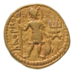 Stamp of Coins » Kushan Kushanas, Huvishka, c. 151-192, AV dinar, 7.61 g. Shaoreoro