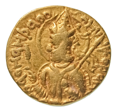 Kushanas, Huvishka, c. 151-192, AV dinar, 7.82 g. Ardoksho
