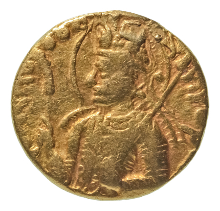 Kushanas, Huvishka, c. 151-192, AV dinar, 7.59 g. Mao