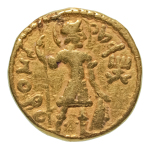 Stamp of Coins » Kushan Kushanas, Huvishka, c. 151-192, AV dinar, 7.65 g. Shaoreoro