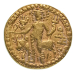 Stamp of Coins » Kushan Kushanas, Vasudeva I, c. 190-230, AV dinar, 7.56 g. Oesho Bull