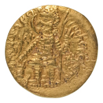 Stamp of Coins » Kushan Kushanas, Vasudeva I, c. 190-230, AV dinar, 7.85 g. Oesho Bull