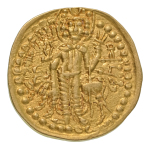 Stamp of Coins » Kushan Kushanas, Vasudeva I, c. 190-230, AV dinar, 7.97 g. Oesho Bull