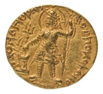 Stamp of Coins » Kushan Kushanas, Vasudeva I, c. 190-230, AV dinar, 7.96 g. Oesho Bull