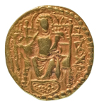 Stamp of Coins » Kushan Kushanas, Kanishka III, c. 267-270, AV dinar, 7.75 g. (20 mm). Ardoksho