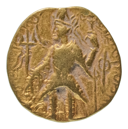 Kushanas, Kanishka III, c. 267-270, AV dinar, 7.72 g. (21 mm). Ardoksho