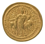 Stamp of Coins » Kushan Kushanas, Vasudeva II, c. 275-300, AV dinar, 7.75 g. Oesho Bull