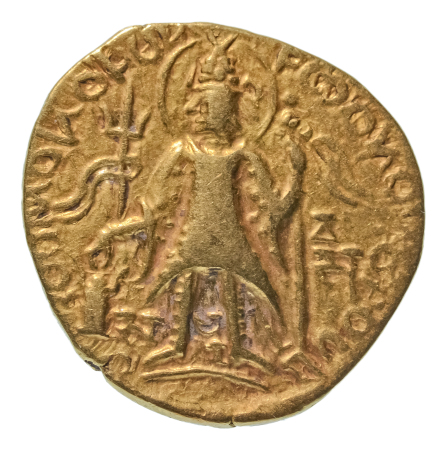 Kushanas, Vasudeva II, c. 275-300, AV dinar, 7.47 g. Ardoksho