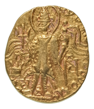 Kushanas, Vasudeva II, c. 275-300, AV dinar, 7.77 g. Ardoksho