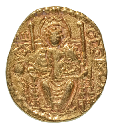 Kushanas, Vasudeva II, c. 275-300, AV dinar, 7.77 g. Ardoksho