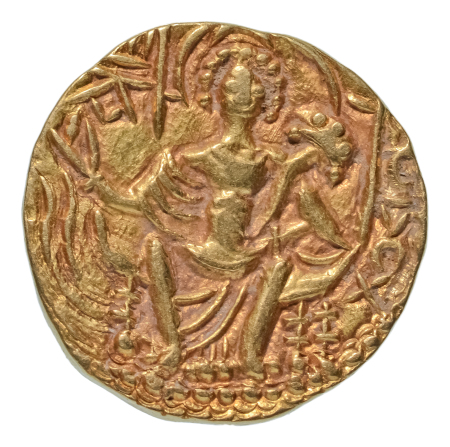 Kushanas, Shaka, c. mid-4th century, AV dinar, 7.70 g. Ardoksho