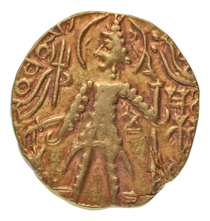 Kushanas, Shaka, c. mid-4th century, AV dinar, 7.69 g. Ardoksho