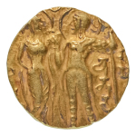 Stamp of Coins » Gupta Gupta Empire, Chandragupta I, c. 319-335, AV dinar, 7.61 g. King and Queen