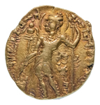 Stamp of Coins » Gupta Gupta Empire, Samudragupta, c. 335-375, AV dinar, 7.88 g. Javelin
