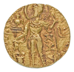 Stamp of Coins » Gupta Gupta Empire, Samudragupta, c. 335-375, AV dinar, 7.27 g. Javelin