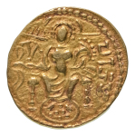 Stamp of Coins » Gupta Gupta Empire, Samudragupta, c. 335-375, AV dinar, 7.44 g. Javelin
