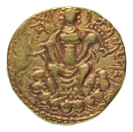 Stamp of Coins » Gupta Gupta Empire, Samudragupta, c. 335-375, AV dinar, 7.47 g. Battle Axe