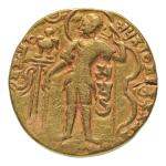 Stamp of Coins » Gupta Gupta Empire, Samudragupta, c. 335-375, AV dinar, 7.56 g. Archer