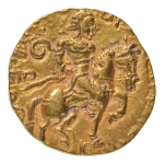 Stamp of Coins » Gupta Gupta Empire, Chandragupta II, c. 380-413, AV dinar, 7.95 g. Horseman