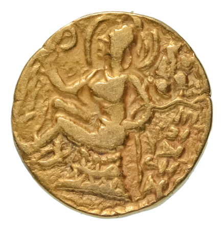 Gupta Empire, Chandragupta II, c. 380-413, AV dinar, 7.36 g. Horseman