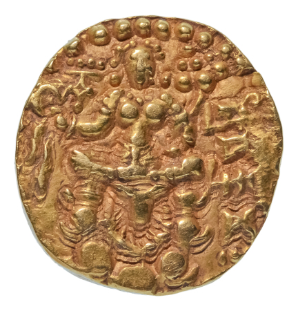 Gupta Empire, Chandragupta II, c. 380-413, AV dinar, 8.01 g. Archer