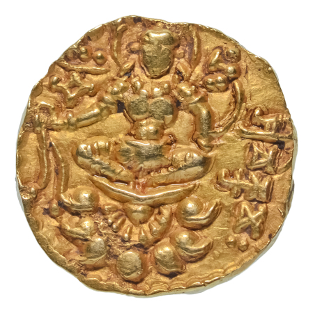 Gupta Empire, Chandragupta II, c. 380-413, AV dinar, 7.83 g. Archer