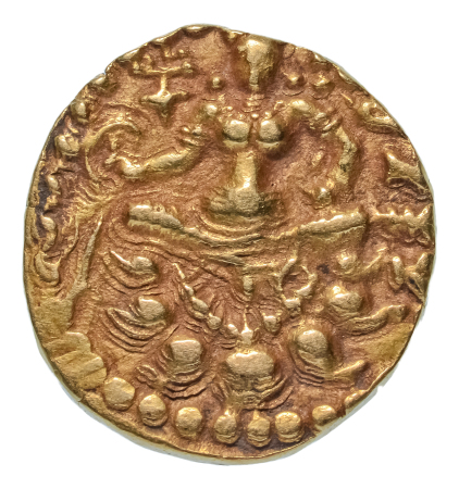 Gupta Empire, Chandragupta II, c. 380-413, AV dinar, 7.96 g. Archer