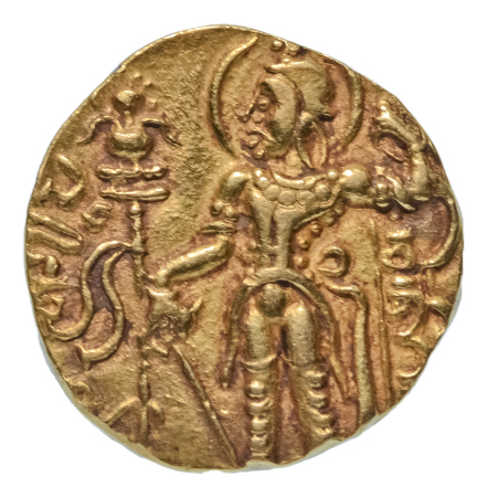 Gupta Empire, Chandragupta I, c. 319-335, AV dinar, 7.84 g. Archer