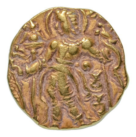 Gupta Empire, Chandragupta II, c. 380-413, AV dinar, 8.09 g. Archer