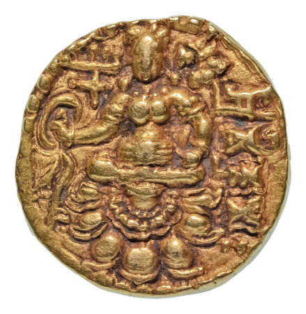 Gupta Empire, Chandragupta II, c. 380-413, AV dinar, 7.98 g. Archer