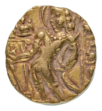 Gupta Empire, Kumaragupta I, c. 415-455, AV dinar, 7.34 g. Archer