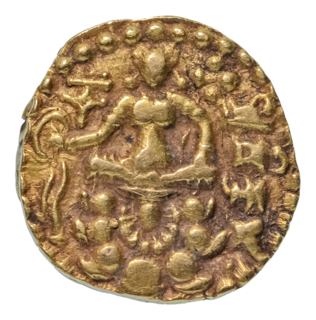 Gupta Empire, Chandragupta II, c. 380-413, AV dinar, 8.00 g. Archer