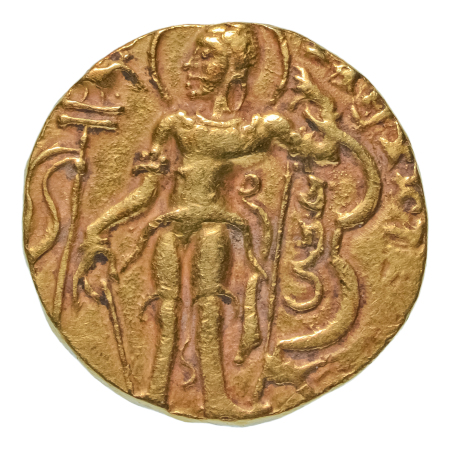 Gupta Empire, Chandragupta I, c. 319-335, AV dinar, 7.98 g. Archer