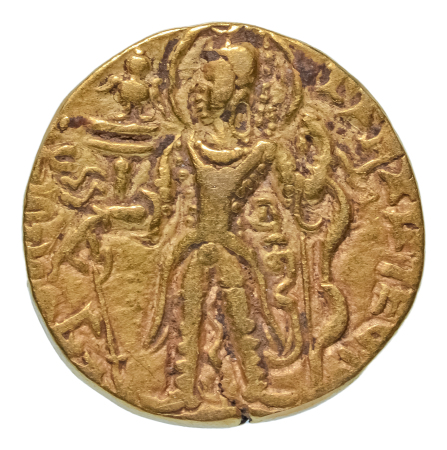 Gupta Empire, Chandragupta II, c. 380-413, AV dinar, 7.81 g. Archer