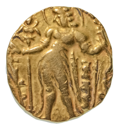 Gupta Empire, Chandragupta II, c. 380-413, AV dinar, 8.26 g. Archer