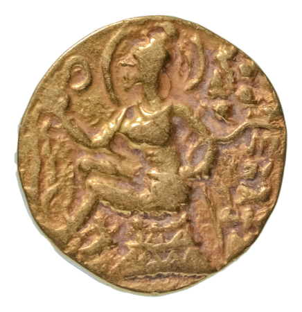 Gupta Empire, Chandragupta II, c. 380-413, AV dinar, 7.87 g. Horseman