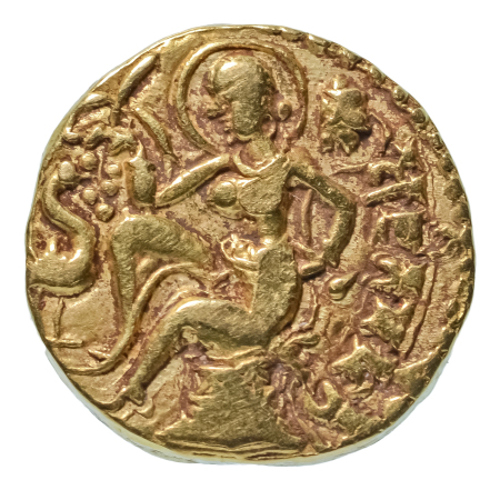 Gupta Empire, Kumaragupta I, c. 415-455, AV dinar, 8.23 g. Horseman