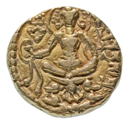 Gupta Empire, Skandagupta, c. 455-467, AV dinar, 8.48 g. Archer