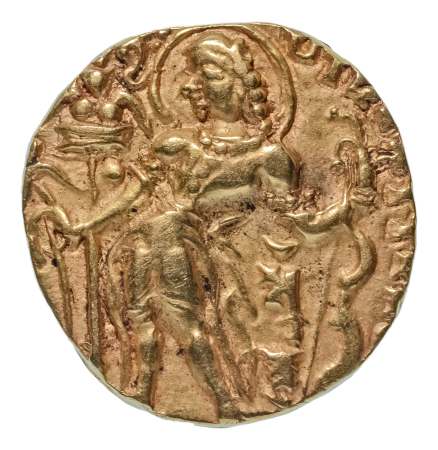 Gupta Empire, Skandagupta, c. 455-467, AV dinar, 9.08 g. Archer