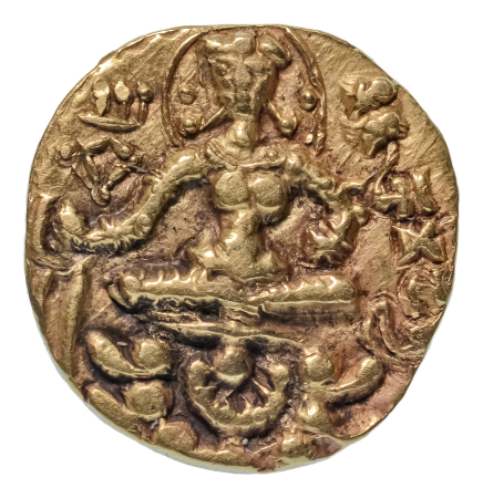 Gupta Empire, Skandagupta, c. 455-467, AV dinar, 9.08 g. Archer